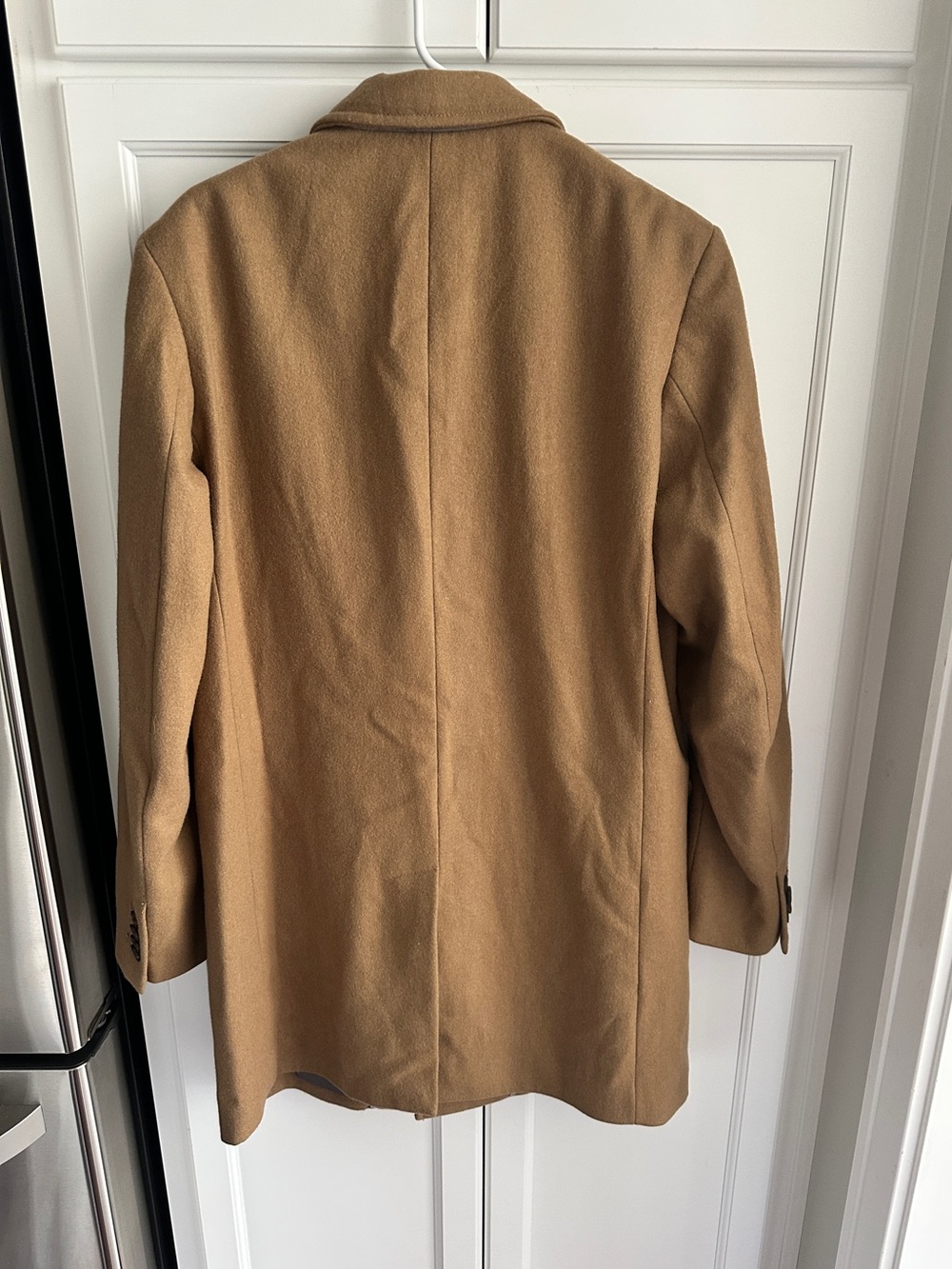 Banana Republic Men's Camel Wool Mix Coat Size M - Picture 5 of 12
